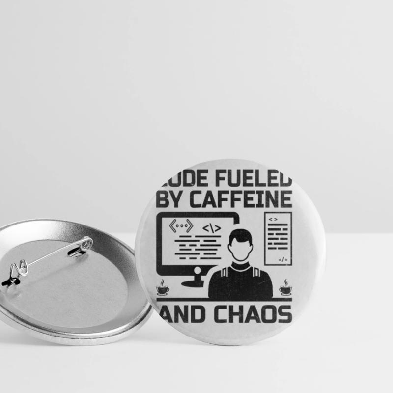 Coffee Coding Programmer Coder Developer Nerd Coff Buttons large 2.2''/56 mm (5-pack)