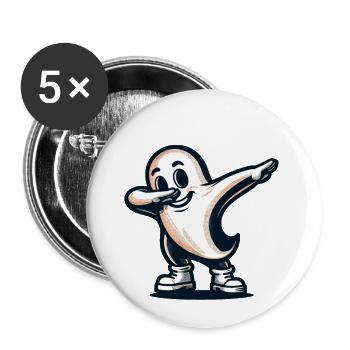 Funny Halloween Party Spooky Haunting Season - Buttons large 2.2''/56 mm (5-pack) - white - Front