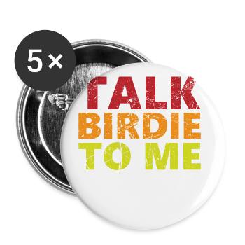 Talk to me about a golf design for a - Buttons large 2.2''/56 mm (5-pack) - white - Front