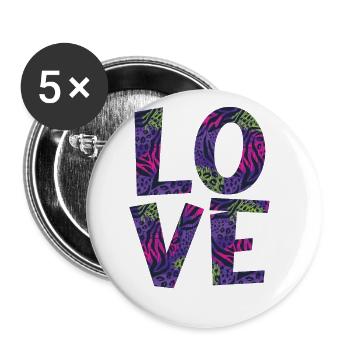 Liebe Nanny Life Für Großmutter Oma - Buttons groß 56 mm (5er Pack) - Weiß - Vorne