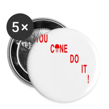 C’est vous qui le faites! Pour Frozen Sweet Fan - Lot de 5 grands badges (56 mm) - blanc - Devant