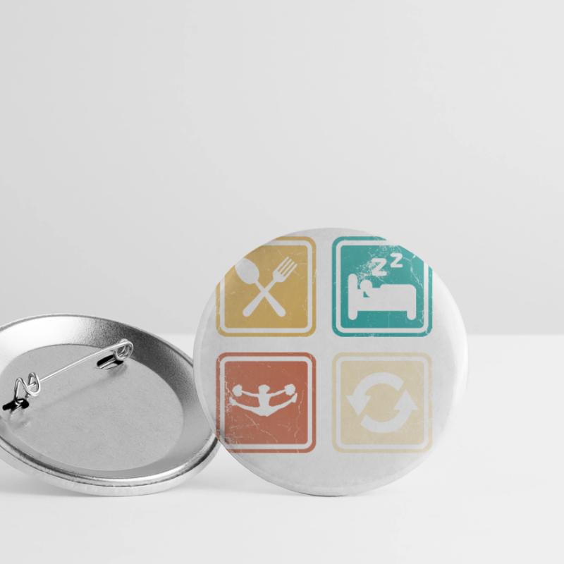 All about this basic design for cheerleaders Buttons large 2.2''/56 mm (5-pack)
