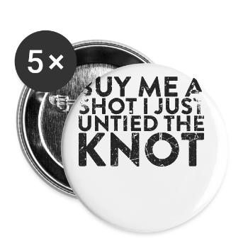 Achetez-moi un coup que je viens d’obtenir le - Lot de 5 grands badges (56 mm) - blanc - Devant
