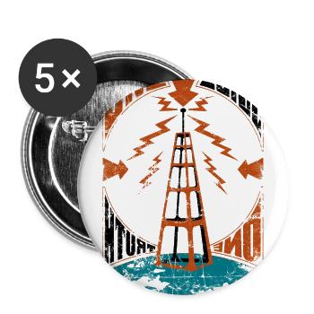 Eine Stimme Eine Wahrheit - Buttons groß 56 mm (5er Pack) - Weiß - Vorne