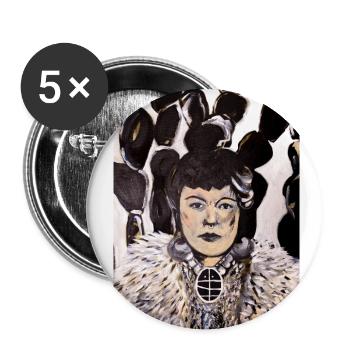 Dolmengöttin Langeneichstädt 11 - Buttons groß 56 mm (5er Pack) - Weiß - Vorne