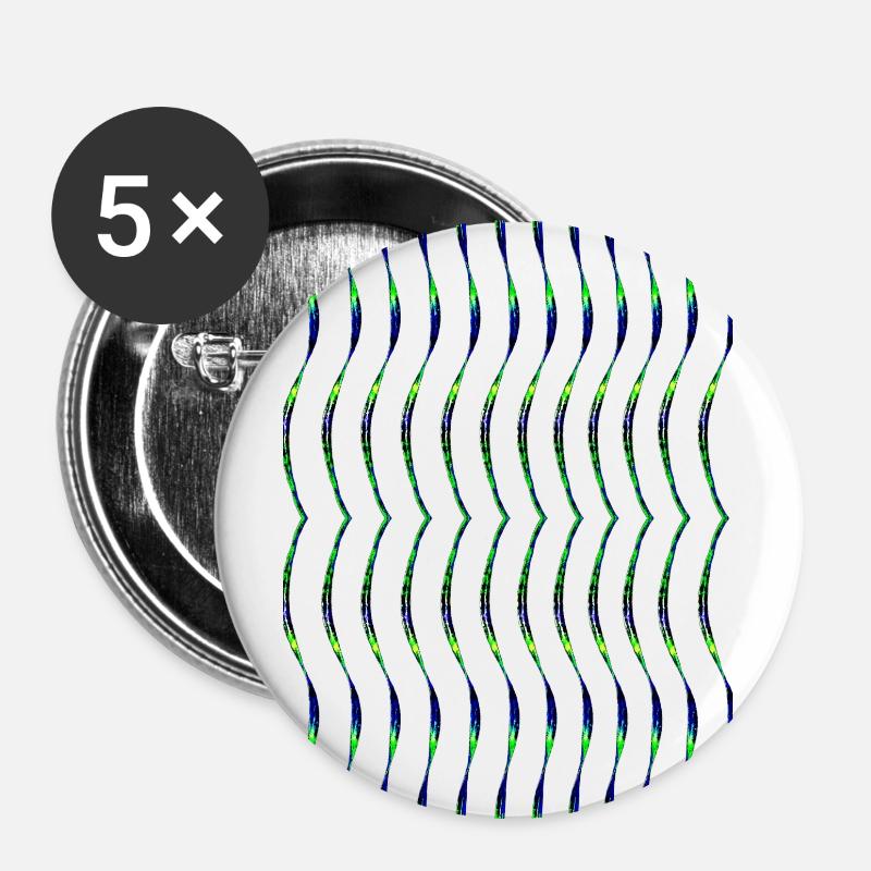 zigzag - Buttons large 2.2''/56 mm (5-pack) - white