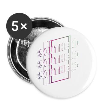 Southend England UK City Font Skyline Home - Buttons large 2.2''/56 mm (5-pack) - white - Front