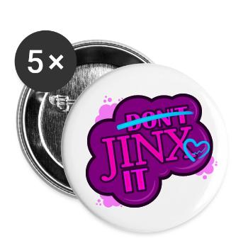 Jinx IT - Buttons large 2.2''/56 mm (5-pack) - white - Front