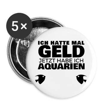 J’ai eu de l’argent. - Lot de 5 grands badges (56 mm) - blanc - Devant