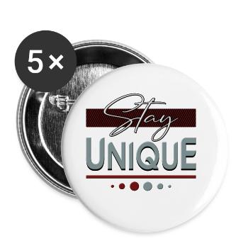 stay unique - Buttons large 2.2''/56 mm (5-pack) - white - Front