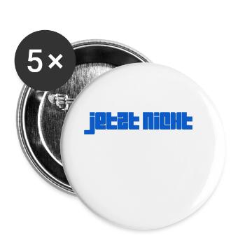 lass mich in Ruhe - Buttons groß 56 mm (5er Pack) - Weiß - Vorne