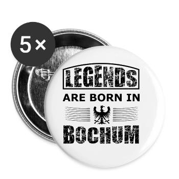 La légende de Bochum - Lot de 5 grands badges (56 mm) - blanc - Devant