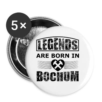 Les héros de Bochum - Lot de 5 grands badges (56 mm) - blanc - Devant