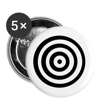 target - Buttons large 2.2''/56 mm (5-pack) - white - Front