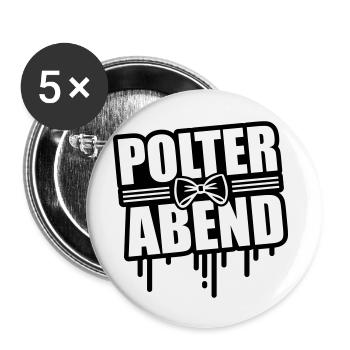 Bachelor party bachelor party - Buttons large 2.2''/56 mm (5-pack) - white - Front