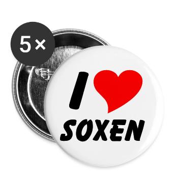 I love Soxen - Transylvania - Transylvania - Buttons large 2.2''/56 mm (5-pack) - white - Front