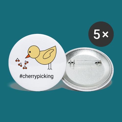 cherrypicking - Buttons groß 56 mm (5er Pack)