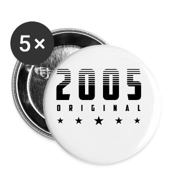 Original 2005 Year of birth | Color changeable - Buttons large 2.2''/56 mm (5-pack) - white - Front