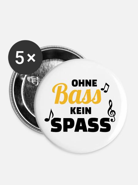 Chor - Buttons groß 56 mm (5er Pack) - Weiß