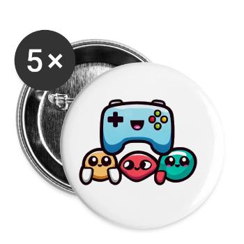 Game Controller - Buttons groß 56 mm (5er Pack) - Weiß - Vorne