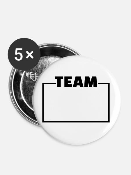 team - Buttons large 2.2''/56 mm (5-pack) - white