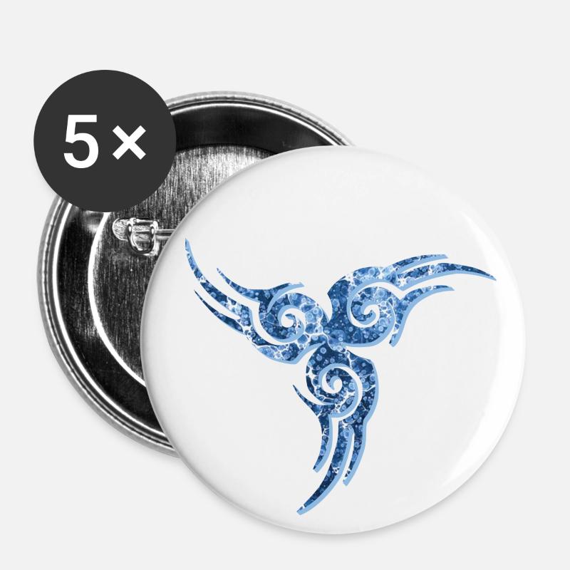 celtic symbol 17 e 206 - Buttons large 2.2''/56 mm (5-pack) - white