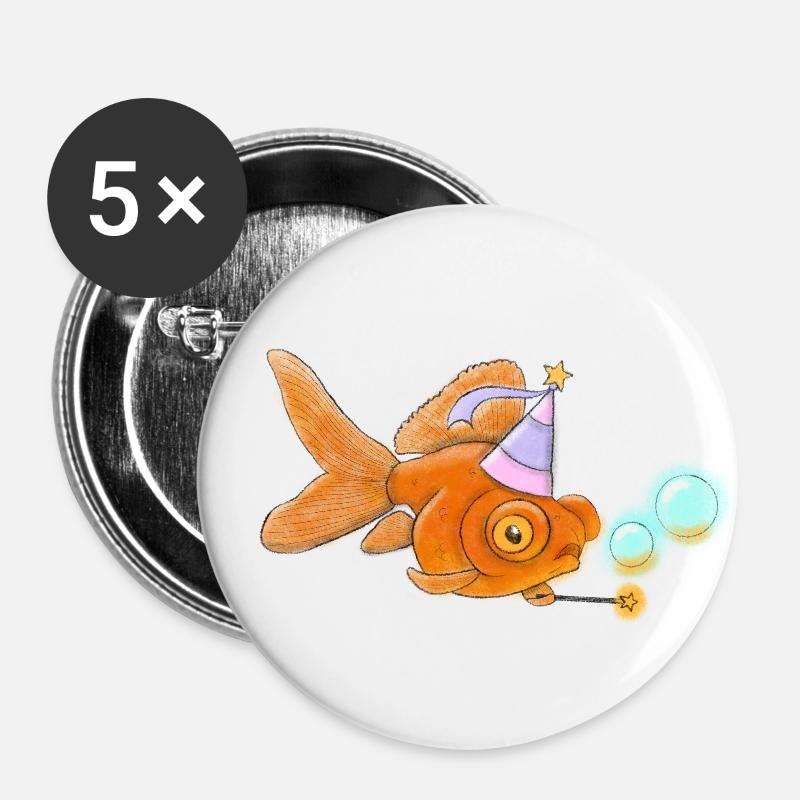 Fairy Telescope - Buttons large 2.2''/56 mm (5-pack) - white