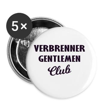 Autos und Verbrenner - Buttons groß 56 mm (5er Pack) - Weiß - Vorne