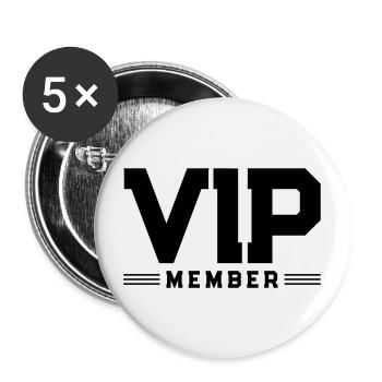 Membre de l'équipe VIP - Lot de 5 grands badges (56 mm) - blanc - Devant