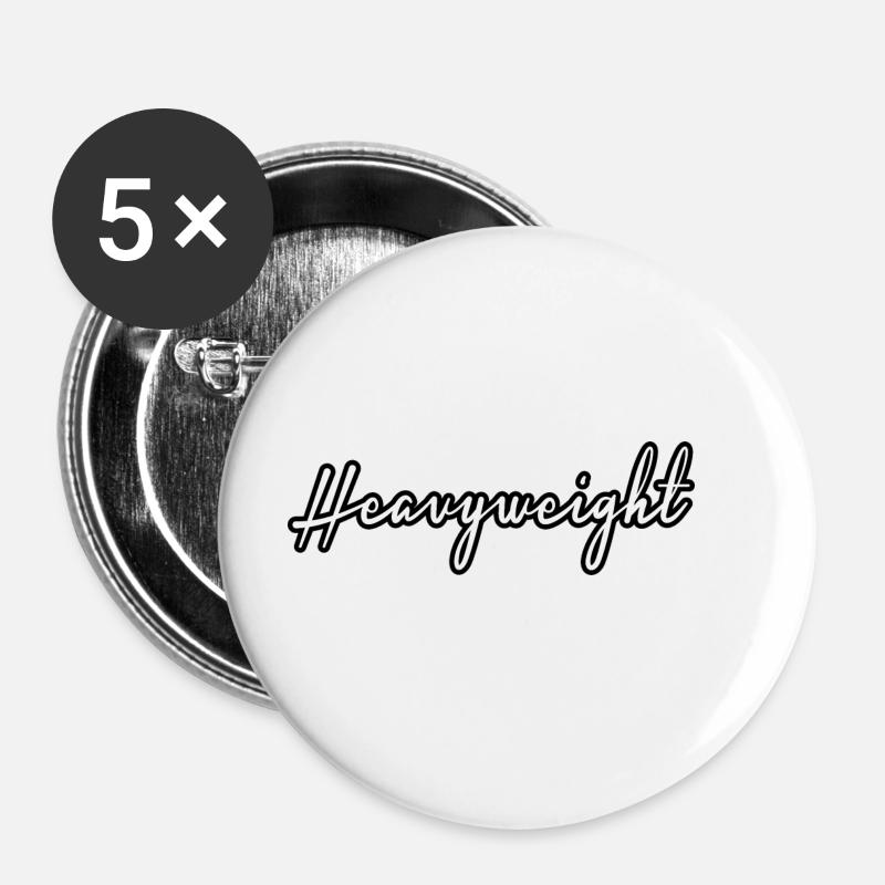 Heavyweight - Buttons large 2.2''/56 mm (5-pack) - white