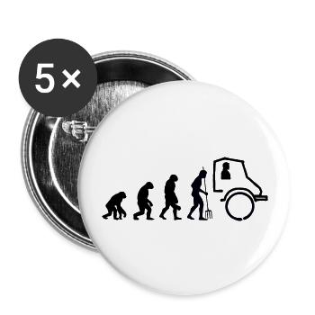 Unimog Evolution - Offroad - Colours editable - Buttons large 2.2''/56 mm (5-pack) - white - Front