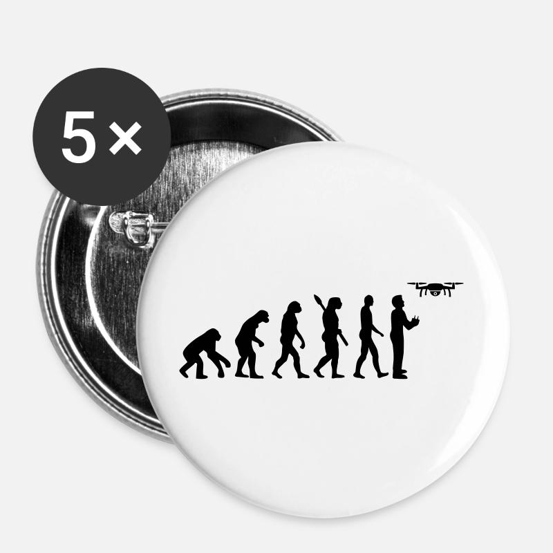 drone - Buttons large 2.2''/56 mm (5-pack) - white