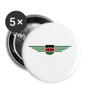 Nairobi Design für Kenia-Liebhaber - Buttons groß 56 mm (5er Pack) - Weiß - Vorne