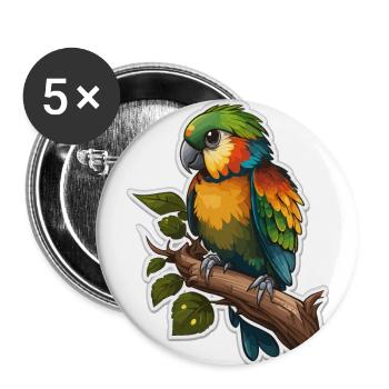 Beauté audacieuse - Lot de 5 grands badges (56 mm) - blanc - Devant