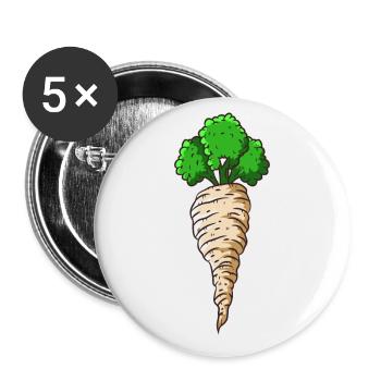 parsnip - Buttons large 2.2''/56 mm (5-pack) - white - Front
