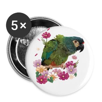 Le Maracanã - Lot de 5 grands badges (56 mm) - blanc - Devant