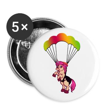 Fly paraglider - Buttons large 2.2''/56 mm (5-pack) - white - Front