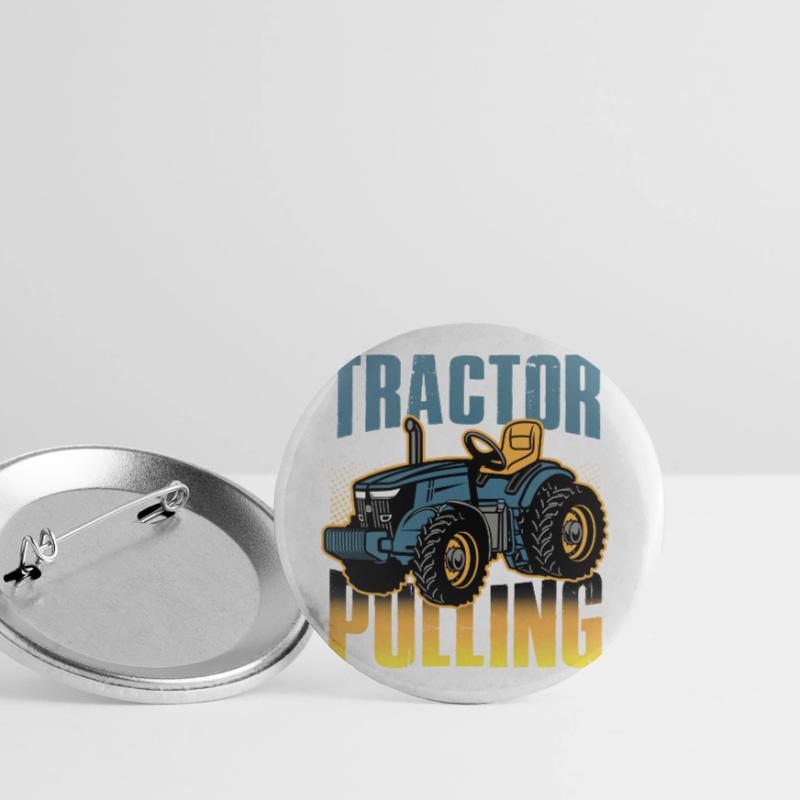 tractor pulling, tractor pulling, racing, Buttons large 2.2''/56 mm (5-pack)
