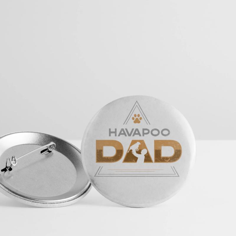 havapoo, havapoo yorkiepoo, havapoo himmel, Buttons groß 56 mm (5er Pack)