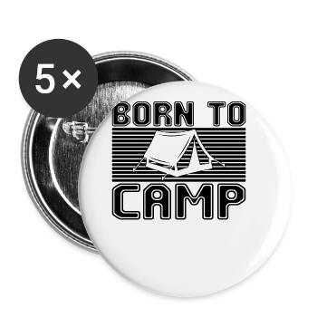 Camp - Buttons large 2.2''/56 mm (5-pack) - white - Front