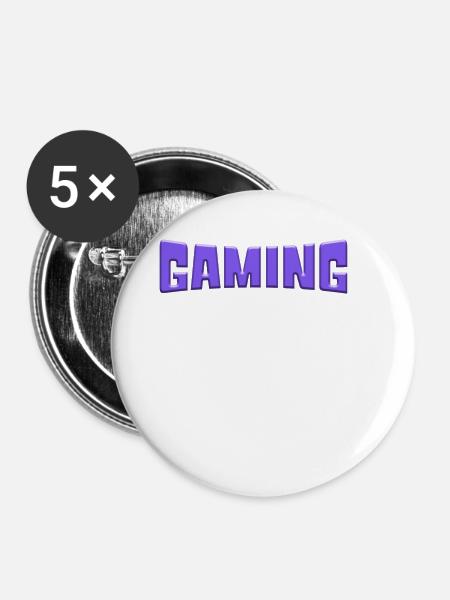 gaming - Buttons groß 56 mm (5er Pack) - Weiß