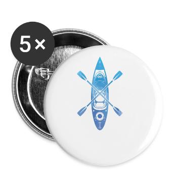 Canoeing Boat Kayaking Water Paddle Boat - Buttons large 2.2''/56 mm (5-pack) - white - Front