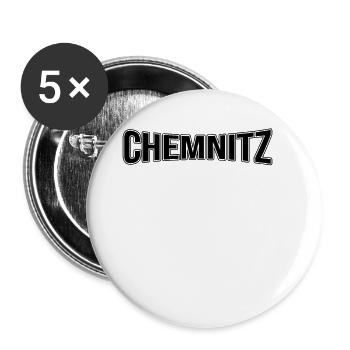 Chemnitz - Buttons large 2.2''/56 mm (5-pack) - white - Front
