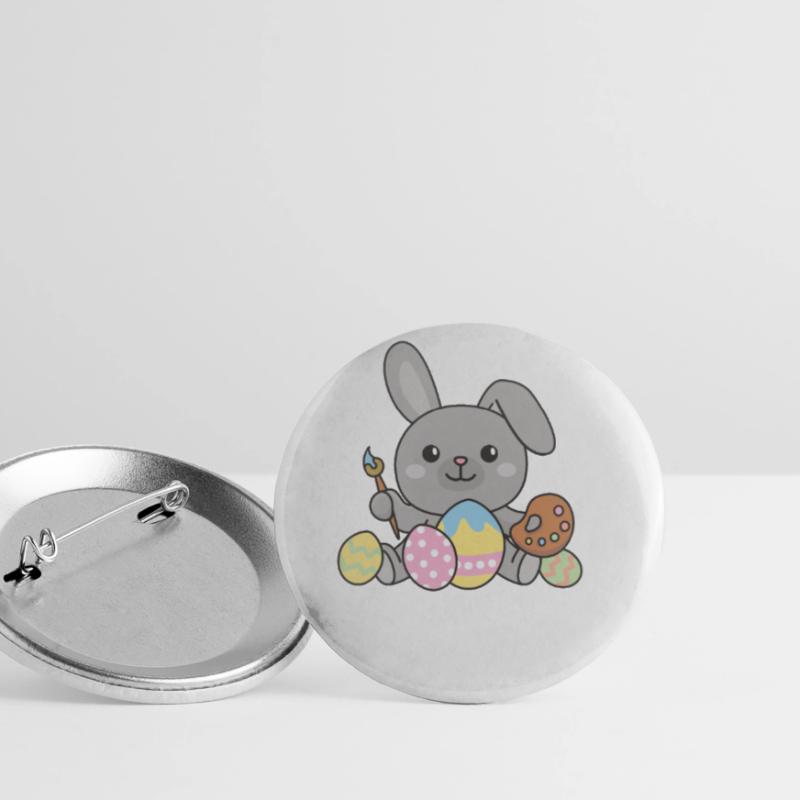 happy easter sweet Easter with Easter eggs Buttons large 2.2''/56 mm (5-pack)