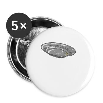 Safe trough for search - Buttons large 2.2''/56 mm (5-pack) - white - Front