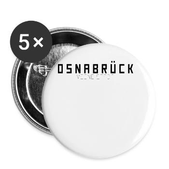 Osnabrück Meine Stadt - Buttons groß 56 mm (5er Pack) - Weiß - Vorne