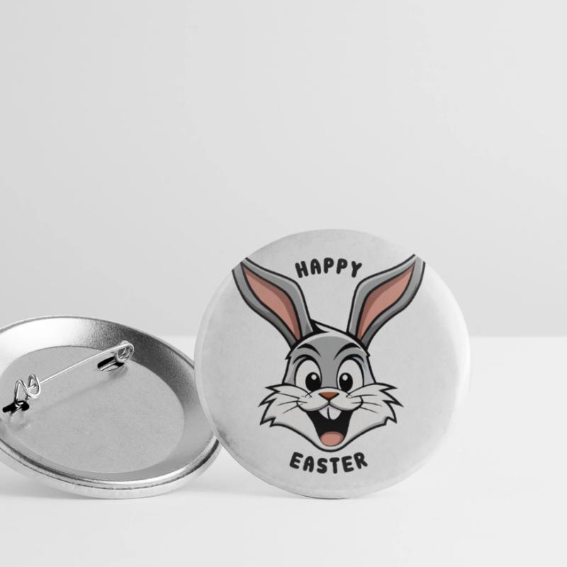 Happy Easter - Easter Bunny - Easter Egg - Gift Buttons large 2.2''/56 mm (5-pack)