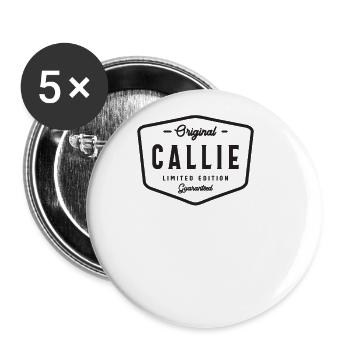 Original Callie - Limited Edition - Buttons large 2.2''/56 mm (5-pack) - white - Front