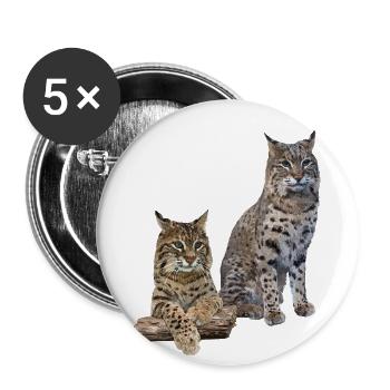 Lynx - Buttons large 2.2''/56 mm (5-pack) - white - Front