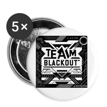 Panne d’électricité de l’équipe 4 - Lot de 5 grands badges (56 mm) - blanc - Devant